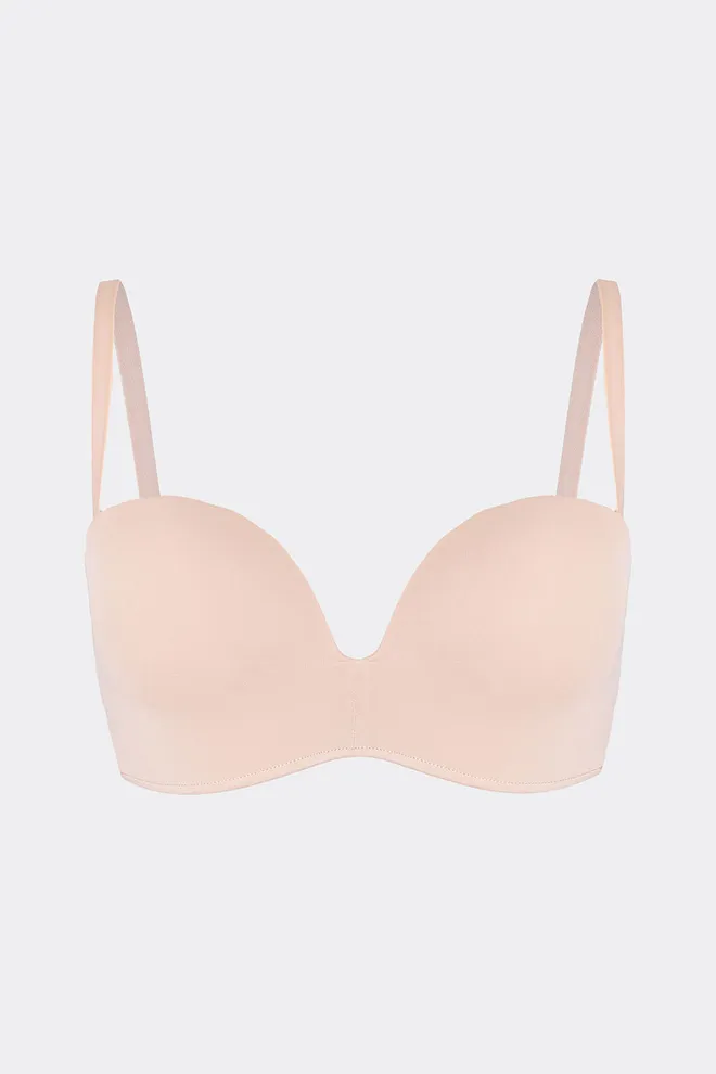 Бюстгальтер балконет L1523A Giulia (бежевый)