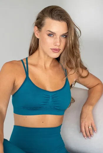 Бесшовный топ FLEX TOP ACTIVE Flexit (lyons blue), синий