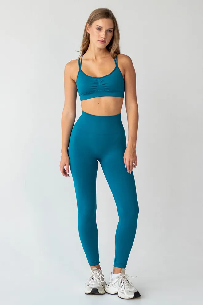 Бесшовный топ FLEX TOP ACTIVE Flexit (lyons blue), синий