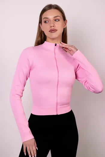 Лонгслив на молнии FLEX LONGSLEEVE «Bare» Flexit (tender rose), розовый