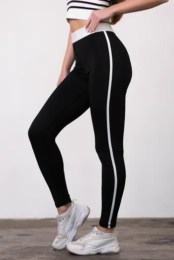 Леггинсы с лампасами FLEX PANTS «Everyday Comfort» Flexit (black), черный