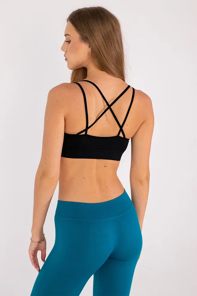 Бесшовный топ FLEX TOP ACTIVE Flexit (black), черный