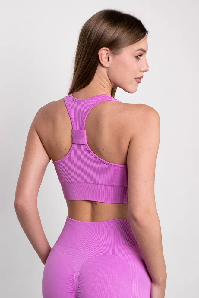 Топ в рубчик FLEX TOP «Cut-Out Fit» Flexit (ultra pink), розовый