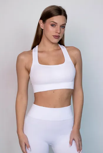 Топ в рубчик FLEX TOP «Cut-Out Fit» Flexit (white), белый Топ в рубчик FLEX TOP «Cut-Out Fit» Flexit (white), белый