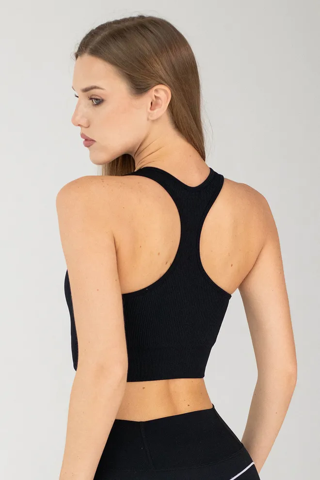 Топ-борцовка на молнии FLEX TOP «Zip-Up Active» Flexit (black), черный
