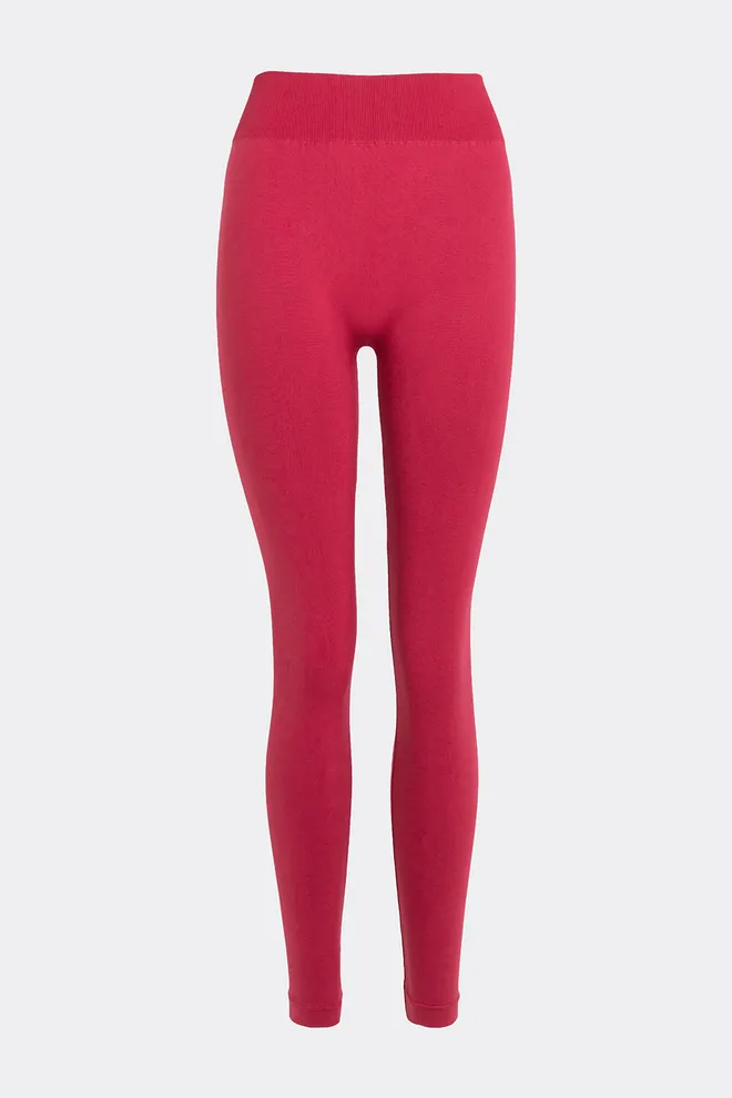 Леггинсы бесшовные FLEXING LEGGINGS Flexit (winterberry), красный
