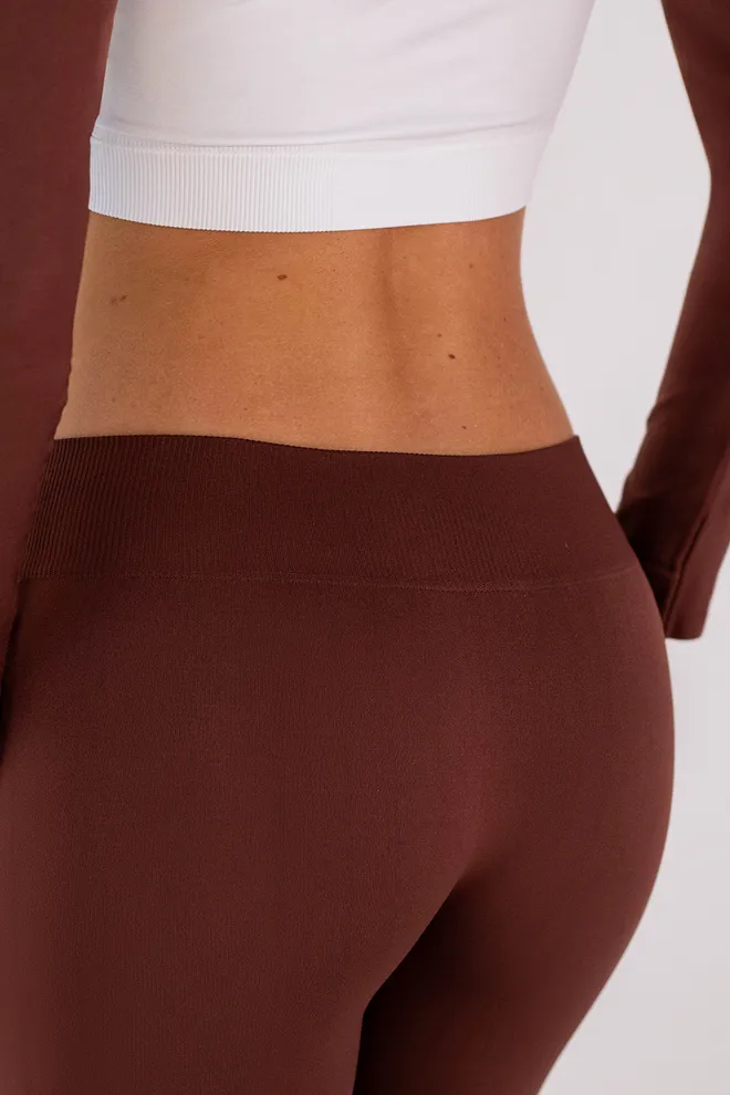 Бесшовные леггинсы клеш FLEXING LEGGINGS JIVE Flexit (hot chocolate), коричневый