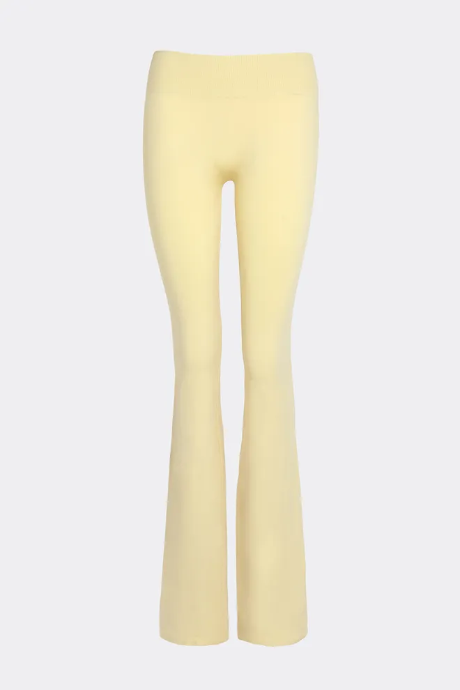 Бесшовные леггинсы клеш FLEXING LEGGINGS JIVE Flexit (lemon grass), желтый