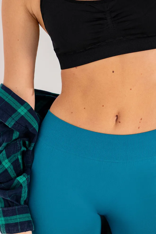 Бесшовные леггинсы клеш FLEXING LEGGINGS JIVE Flexit (lyons blue), синий