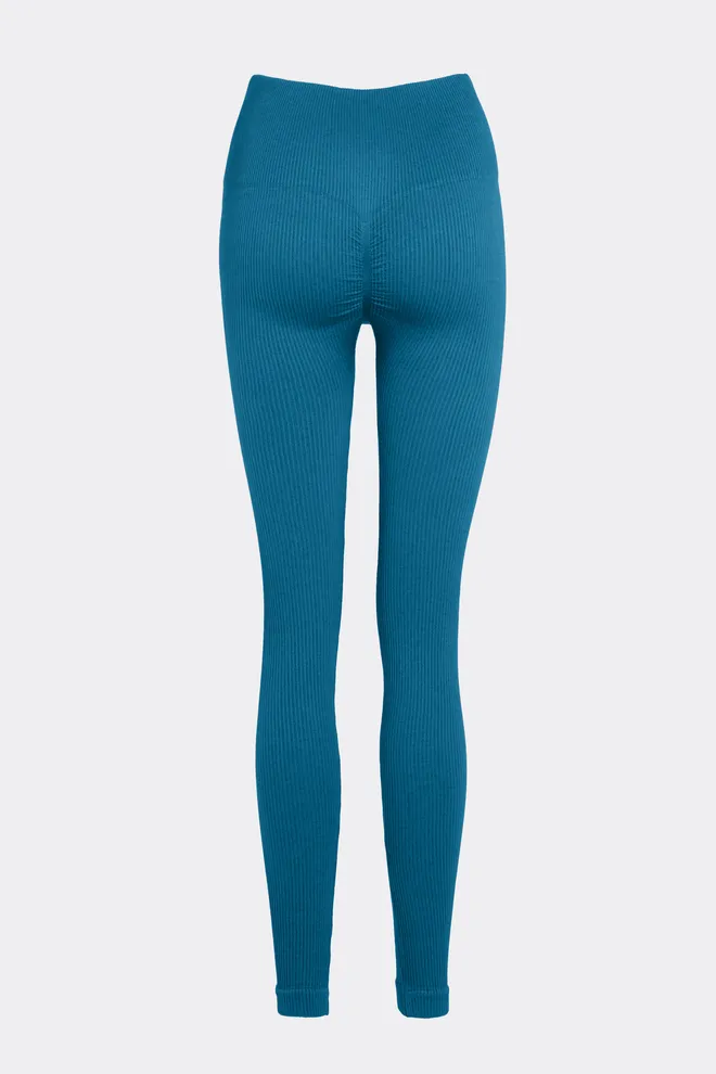 Леггинсы в рубчик FLEXING LEGGINGS POWER Flexit (lyons blue), синий