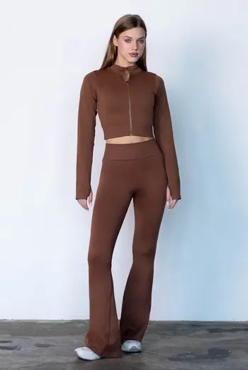 Леггинсы клеш FLEXING LEGGINS «Faboluose» Flexit (coffee), коричневый Леггинсы клеш FLEXING LEGGINS «Faboluose» Flexit (coffee), коричневый