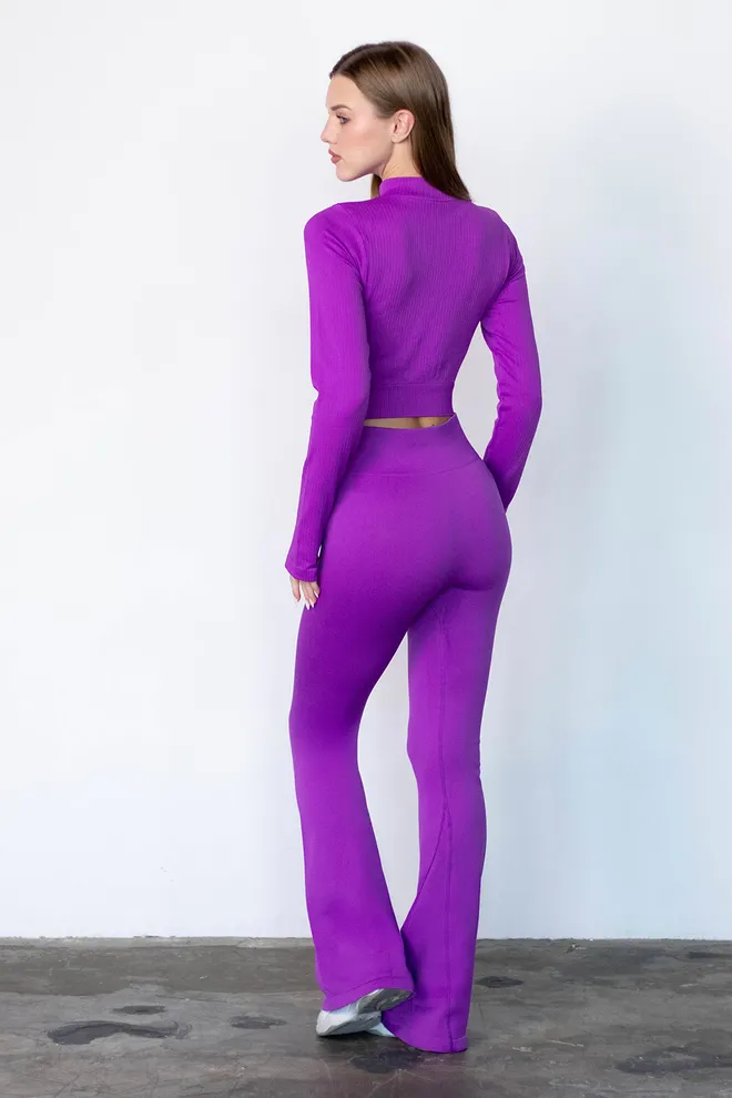 Леггинсы клеш FLEXING LEGGINS «Faboluose» Flexit (dark purple), фиолетовый
