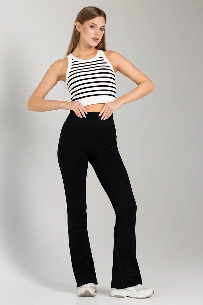 Леггинсы клеш с push-up эффектом FLEXING LEGGINS «Sculpt Flare» Flexit (black), черный