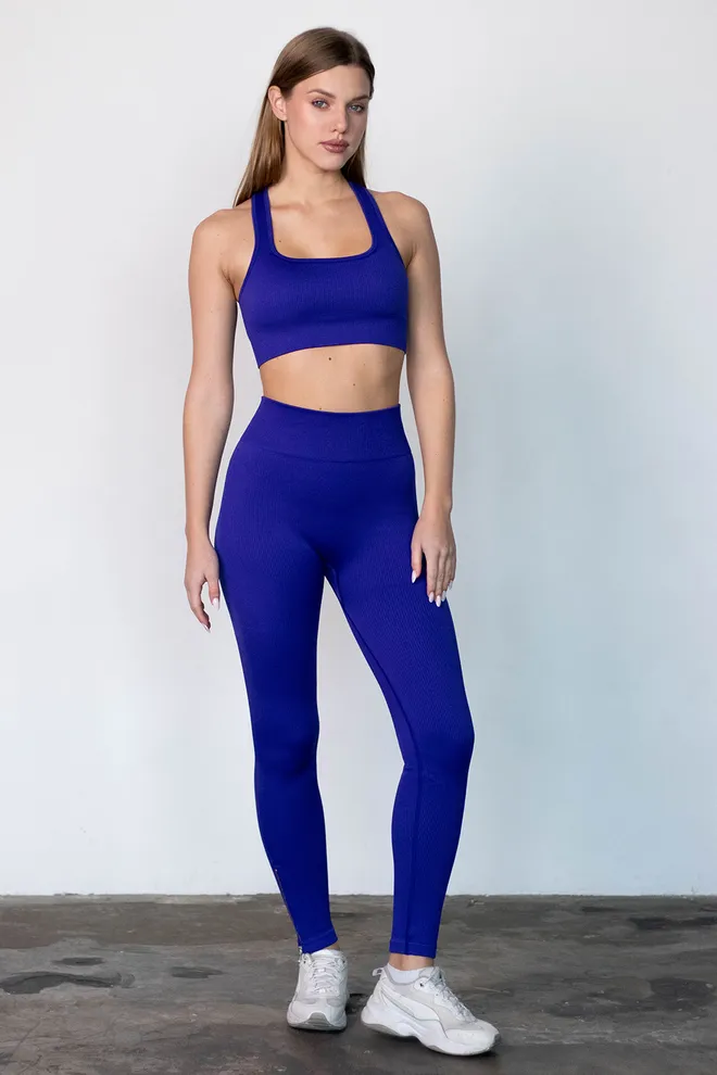 Леггинсы с молниями FLEXING LEGGINS «Urban Chic» Flexit (navy blue), синий