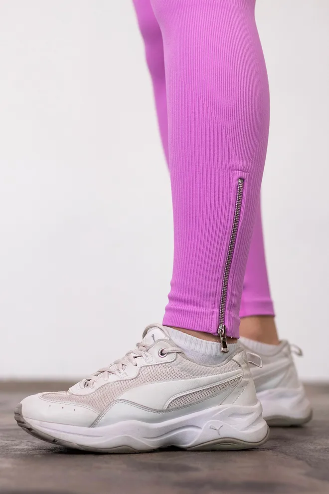 Леггинсы с молниями FLEXING LEGGINS «Urban Chic» Flexit (ultra pink), розовый