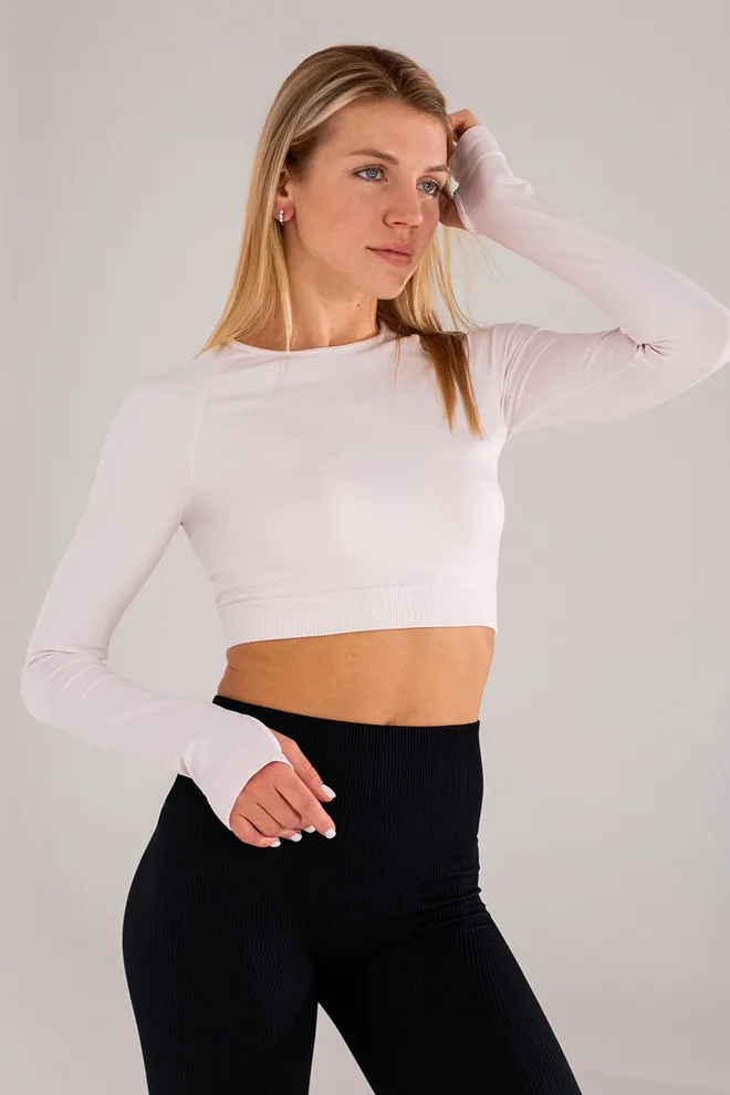 Укороченный лонгслив FLEX ACTIVE Flexit (primerose pink), розовый