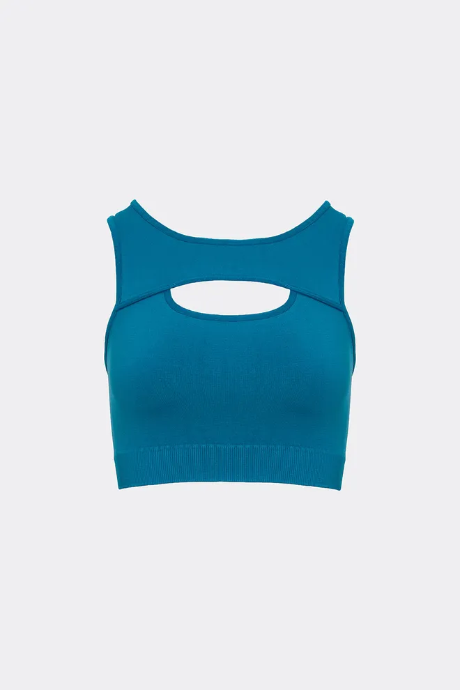 Майка с вырезом FLEX TOP ENERGY Flexit (lyons blue), синий