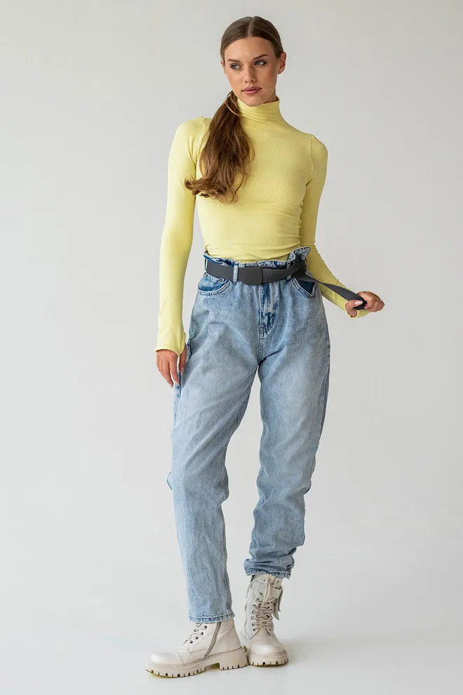 Водолазка в рубчик FLEX POWER Flexit (lemon grass), желтый