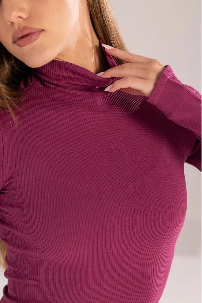 Водолазка в рубчик FLEX POWER Flexit (domsor), розовый