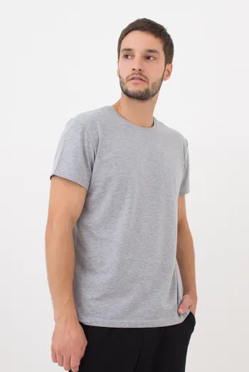 Футболка мужская G-MAN 4601/010 Giulia (grey melange), серый Футболка мужская G-MAN 4601/010 Giulia (grey melange), серый