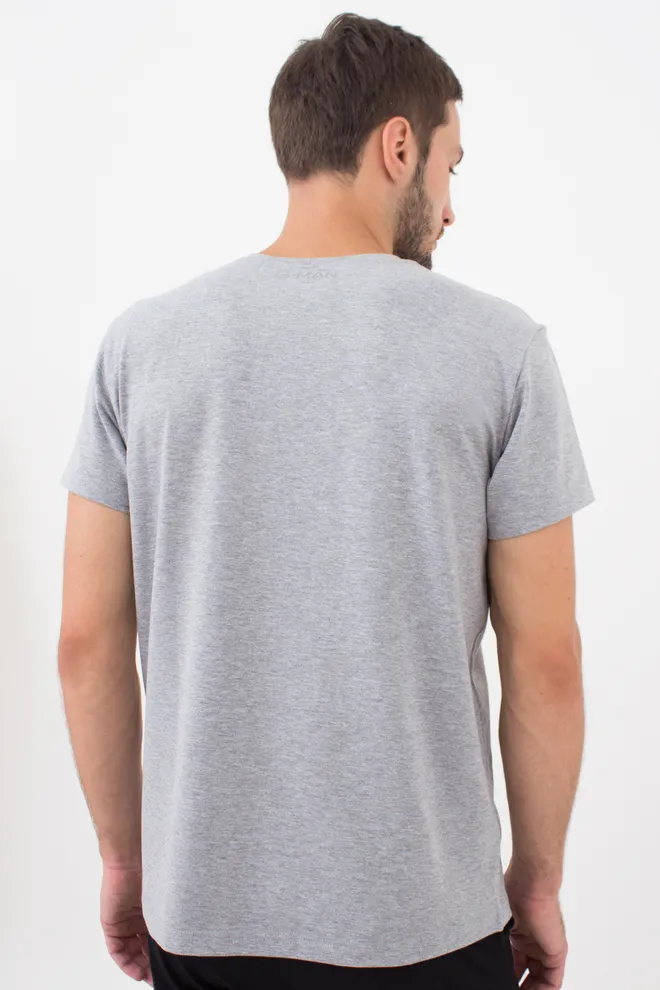 Футболка мужская G-MAN 4601/010 Giulia (grey melange), серый