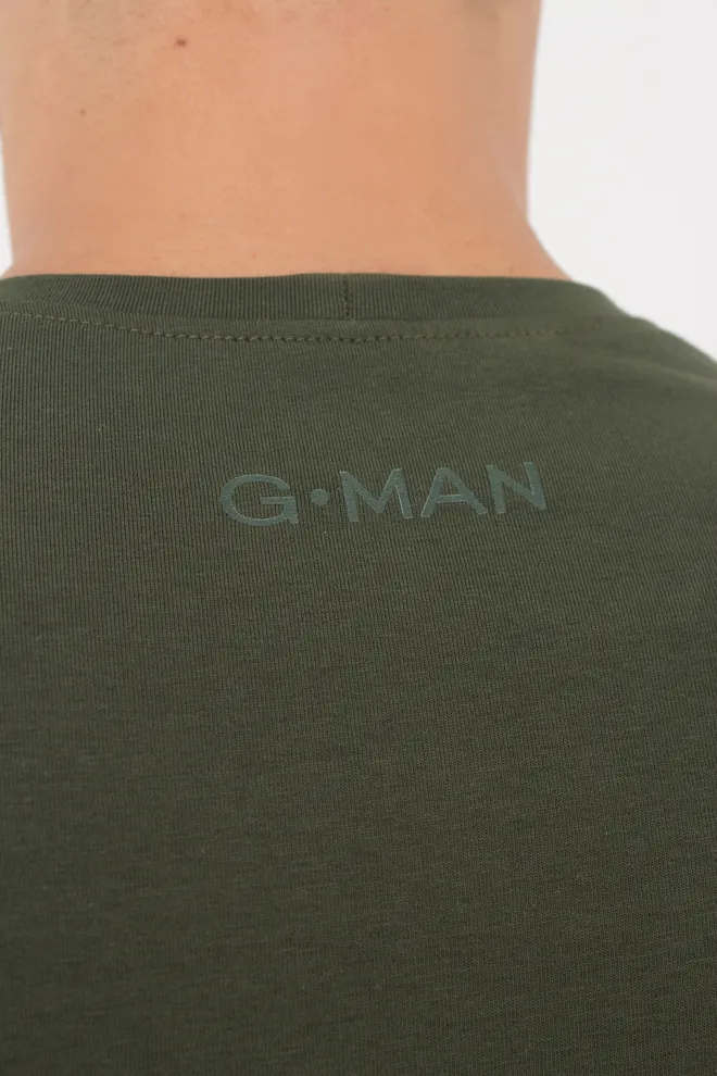 Футболка мужская G-MAN 4601/010 Giulia (light khaki), зеленый