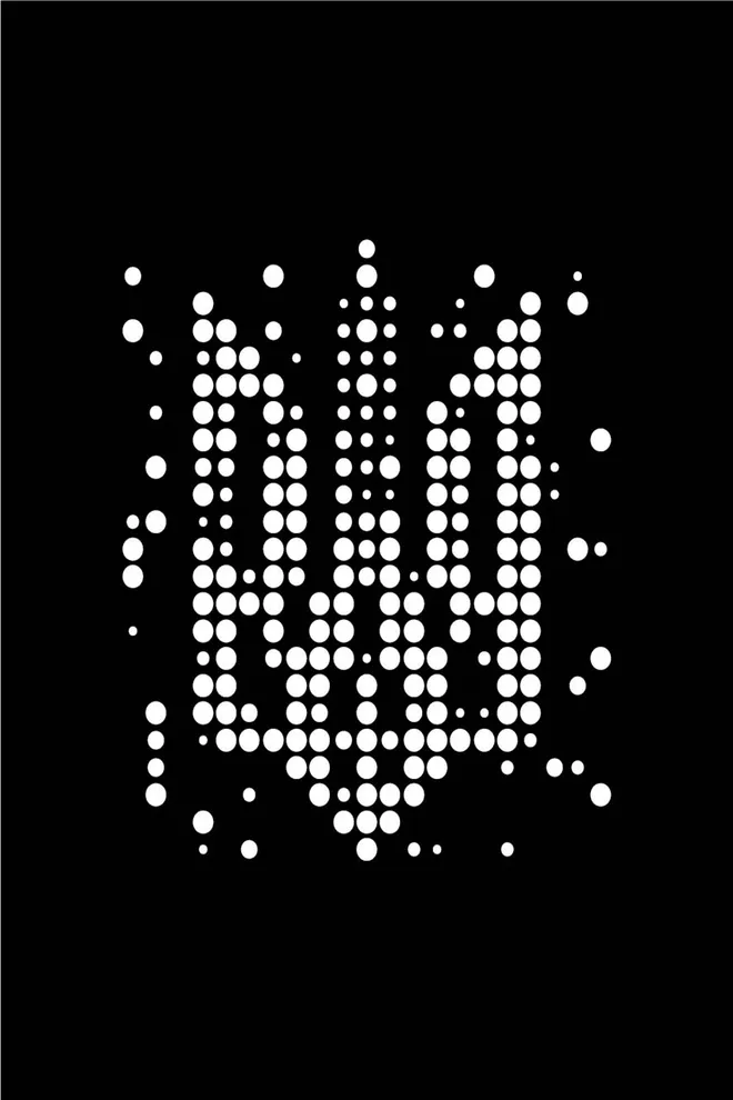 Футболка женская с рисунком "Трезубец" T-SHIRT WOMEN UNIQUE PRINT 4802/010 (black W00019), черный