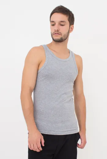 Майка мужская хлопковая 30801/60 Giulia (grey melange), серый