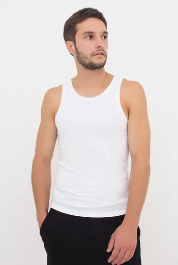 Майка мужская хлопковая  30801/60 Giulia (white), белый