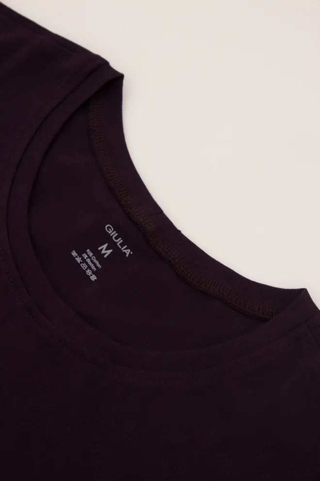 Мужская футолка G-MAN 4601/010 (dark purple)