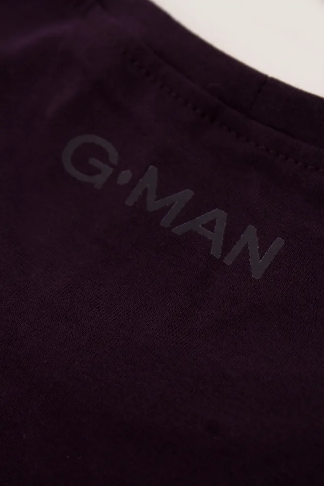 Мужская футолка G-MAN 4601/010 (dark purple)