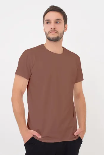 Футболка мужская G-MAN 4601/010 Giulia (chocolate), коричневый