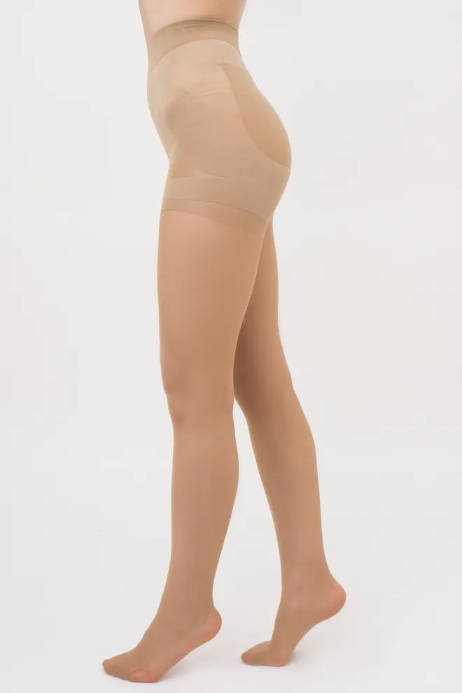 Женские моделирующие колготки с шортиками BODY MODELLING 40 (daino), бежевый