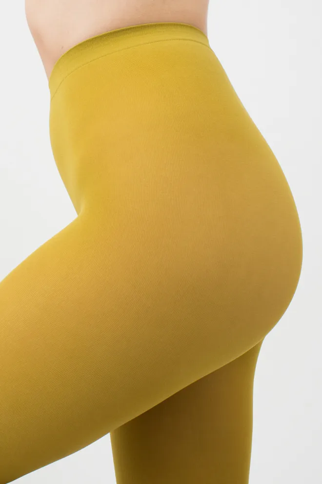 Цветные колготки из микрофибры Blues 70 den Giulia (olive)