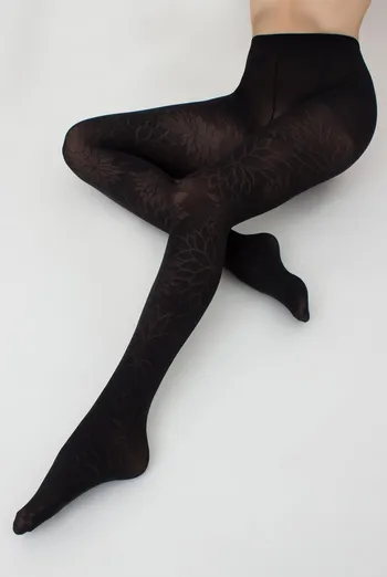 Колготки с рисунком Stem 60 den model 1 Giulia (nero), черный