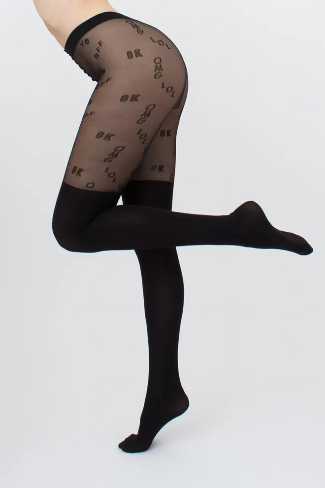 Колготки с имитацией чулок Trend up 60 den model 1 Giulia (nero)