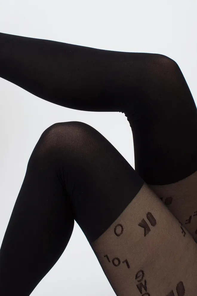 Колготки с имитацией чулок Trend up 60 den model 1 Giulia (nero)