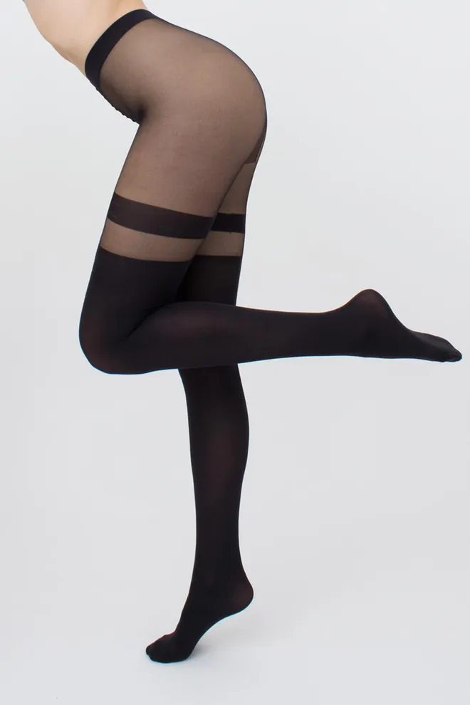 Колготки с имитацией чулок Style-up 60 den model 2 Giulia (nero)