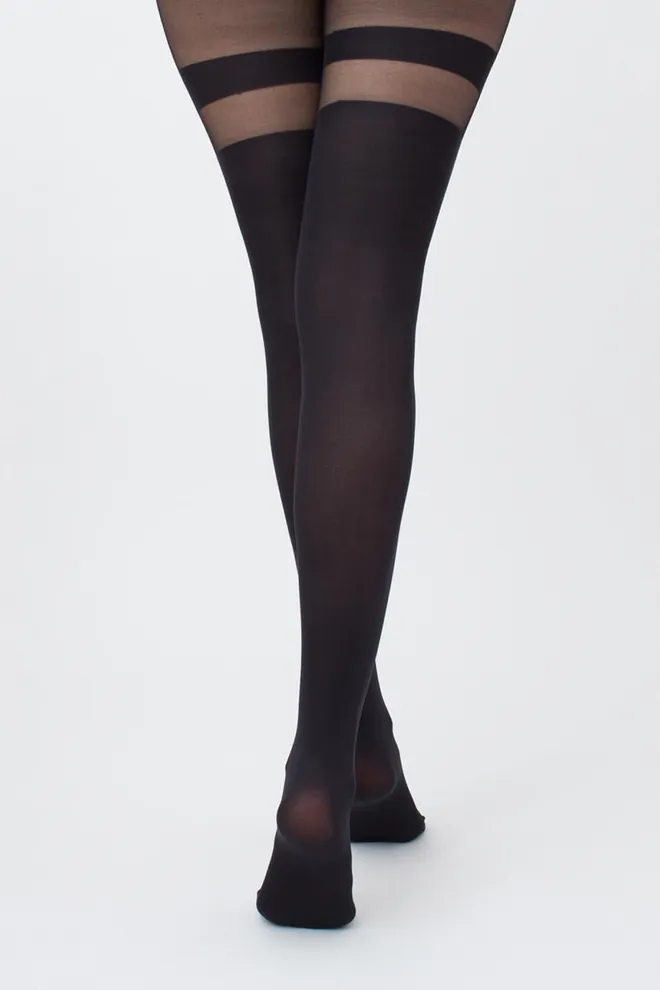 Колготки с имитацией чулок Style-up 60 den model 2 Giulia (nero)