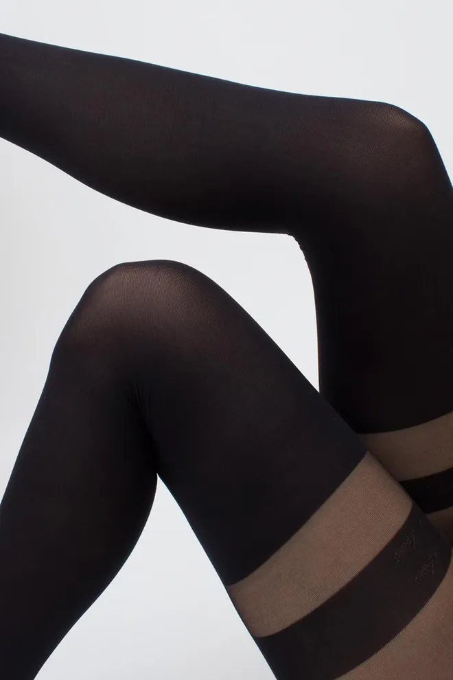 Колготки с имитацией чулок Style-up 60 den model 2 Giulia (nero)