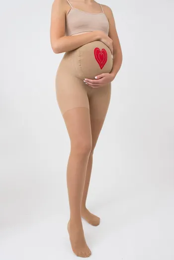 Фантазийные колготки для беременных Mama love 40 model 2 Giulia (daino) Фантазийные колготки для беременных Mama love 40 model 2 Giulia (daino)
