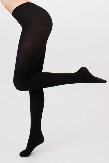 Теплі бавовняні колготки Delicate cotton 150 den Giulia (nero) Теплі бавовняні колготки Delicate cotton 150 den Giulia (nero)