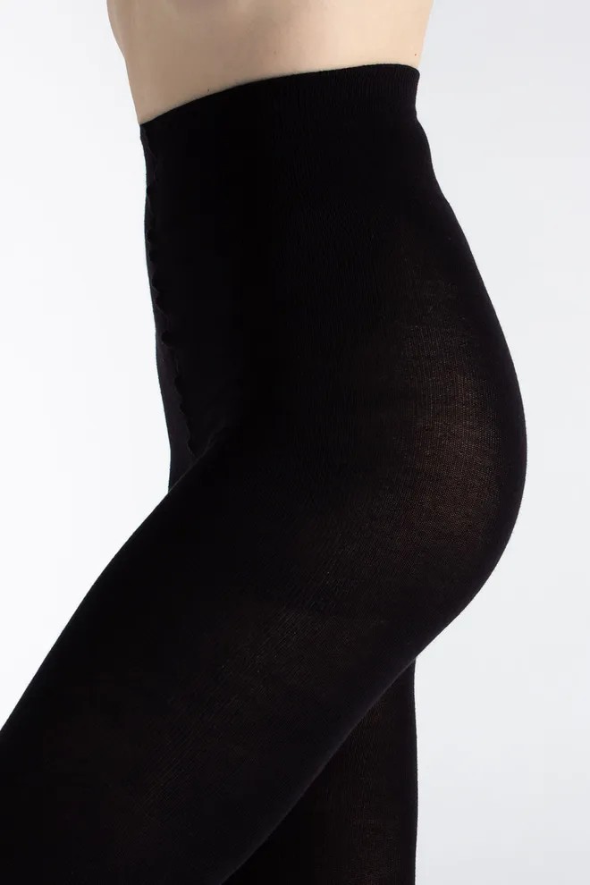 Хлопковые колготки ELITE COTTON 350 Giulia (nero), черный