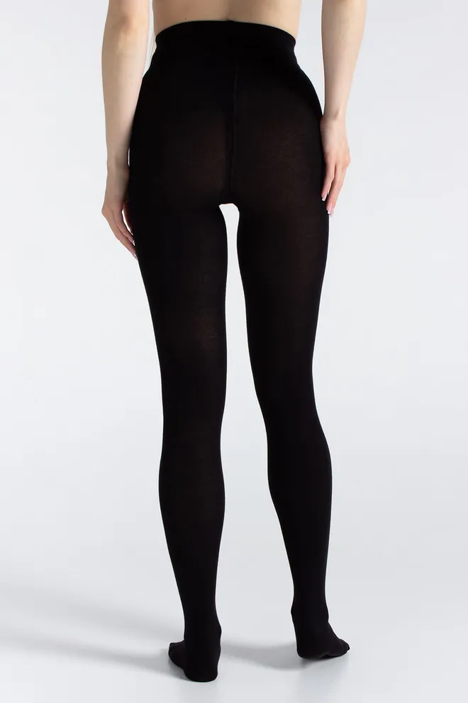 Хлопковые колготки ELITE COTTON 350 Giulia (nero), черный