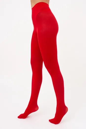 Цветные колготки из микрофибры Blues 70 den Giulia (aurora red)