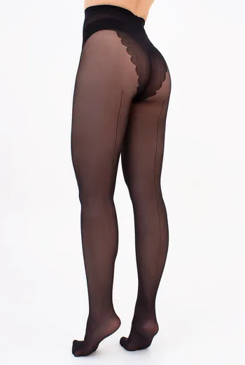 Колготки со швом CHIC BIKINI 20 Giulia (nero), черный Колготки со швом CHIC BIKINI 20 Giulia (nero), черный