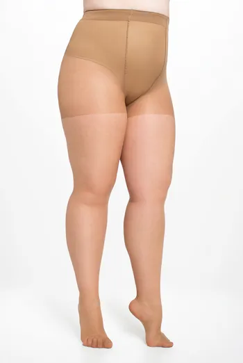 Классические колготки больших размеров MOLLY 20 Giulia (caramel), бежевый
