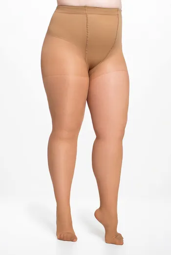 Классические колготки больших размеров MOLLY 40 Giulia (caramel), бежевый