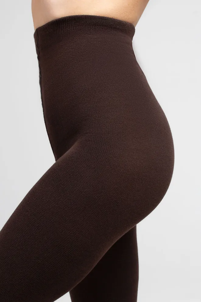 Хлопковые колготки ELITE COTTON 350 Giulia (chocolate), коричневый