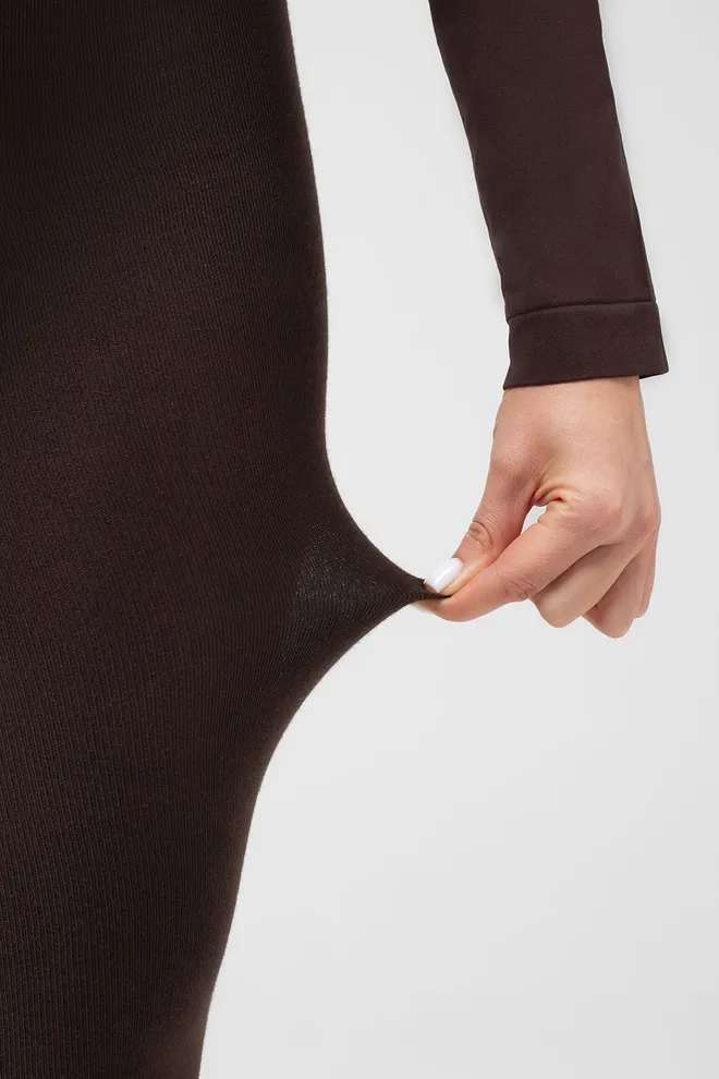 Хлопковые колготки ELITE COTTON 350 Giulia (chocolate), коричневый